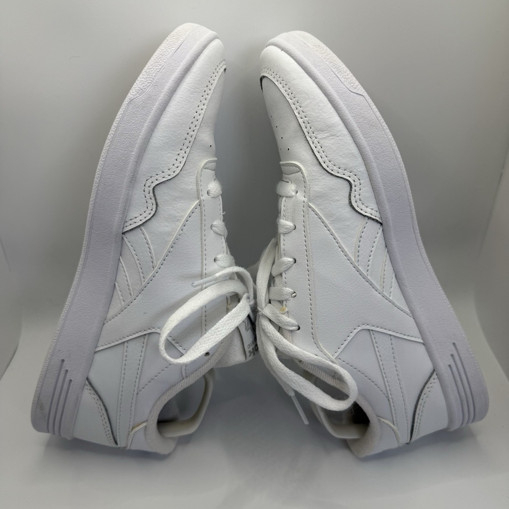 Reebok Classic Womens Club MEMT FU6817‎ White/Steel Casual Shoes Sneakers Size 9 - Picture 8 of 12
